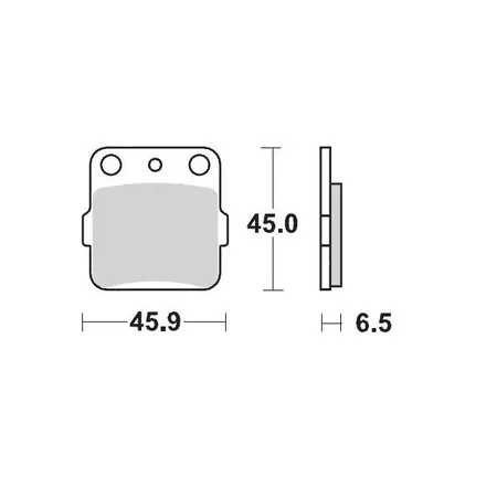 Brake Pads front Moto Master 091012 Sinter Pro Racing GP CR 85 \/ CRF 150