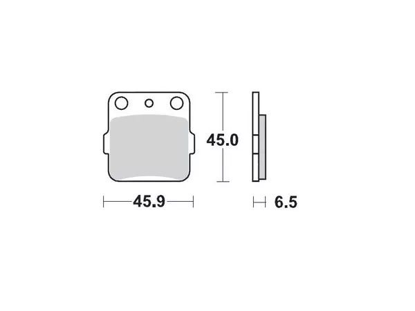 Brake Pads front Moto Master 091012 Sinter Pro Racing GP CR 85 \/ CRF 150