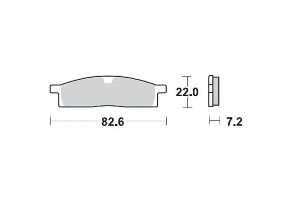 Brake Pads front Moto Master 091211 Sinter Pro Racing YZ 65 \/ 85