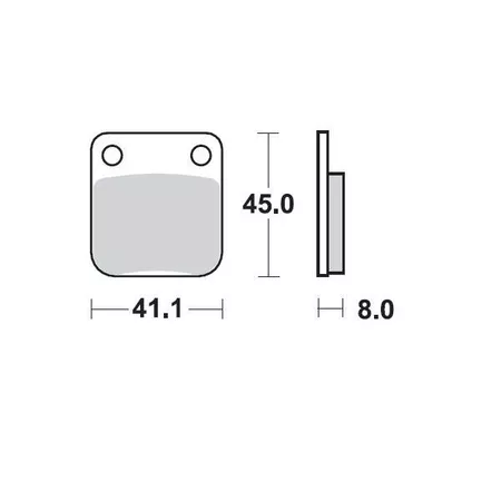 Brake Pads rear Moto Master 090011 Sinter Pro Racing KX 65