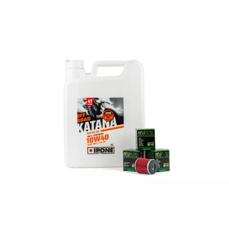Oil Change Kit (3 filters) Ipone 10W40 YZF 250 \/ 450