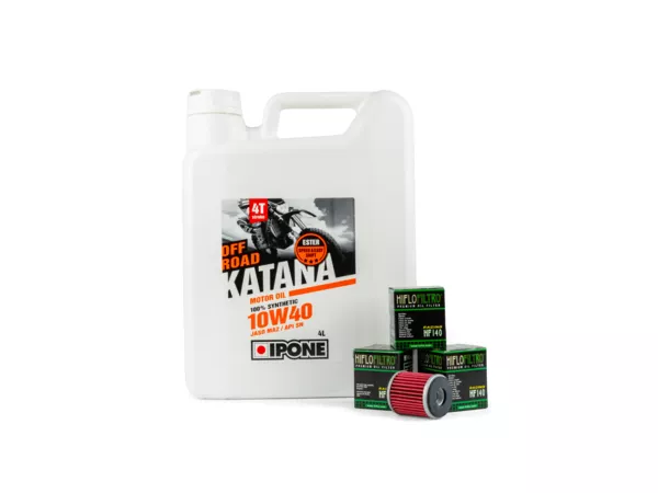 Oil Change Kit (3 filters) Ipone 10W40 YZF 250 \/ 450