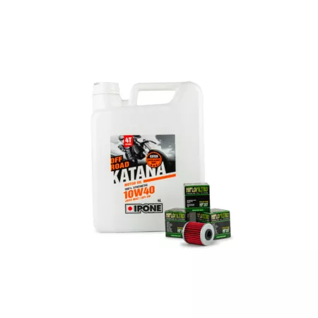 Oil Change Kit (3 filters) Ipone 10W40 KXF \/ RM-Z 250 \/ 450