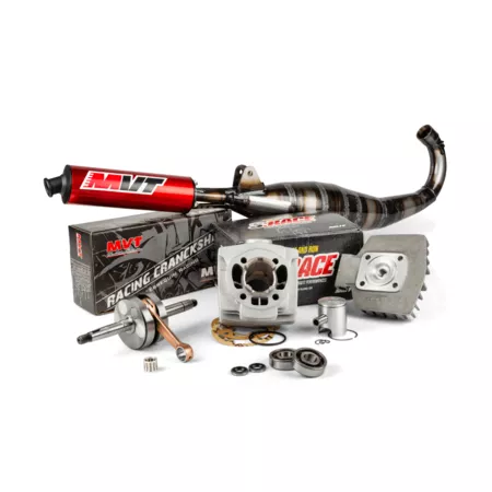 Tuning Kit cylinder + crankshaft + exhaust 50cc MVT G1 S-Race MBK 51
