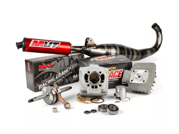 Tuning Kit cylinder + crankshaft + exhaust 50cc MVT G1 S-Race MBK 51