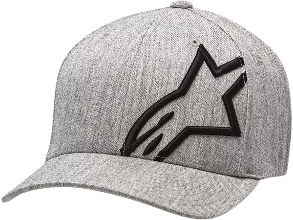 Baseball Cap Alpinestars Corp2 Flex grey\/black S\/M - Size: S\/M