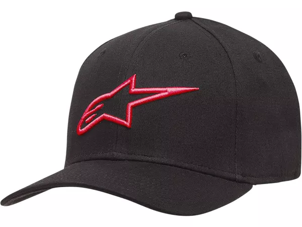 Baseball Cap Alpinestars Ageless Curved black\/red S\/M - Size: S\/M