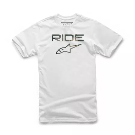 T-Shirt Alpinestars Ride 2.0 Camo white S - Size: S