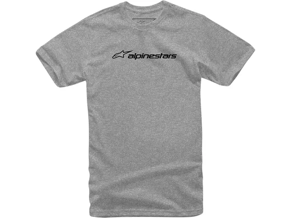 T-Shirt Alpinestars Linear grey\/black S - Size: S