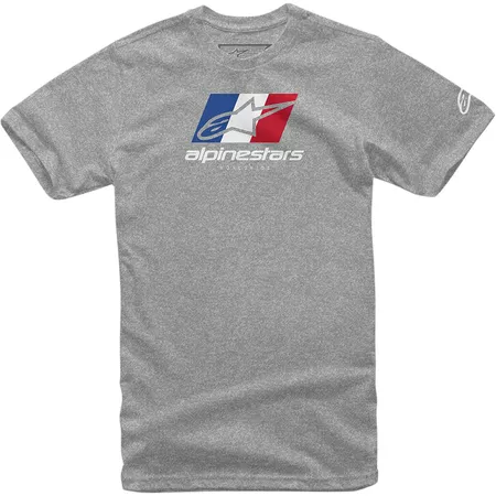 T-Shirt Alpinestars World Tour grey S - Size: S