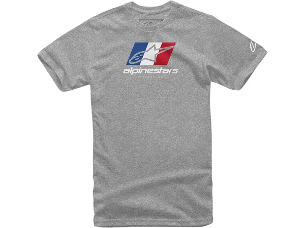 T-Shirt Alpinestars World Tour grey S - Size: S