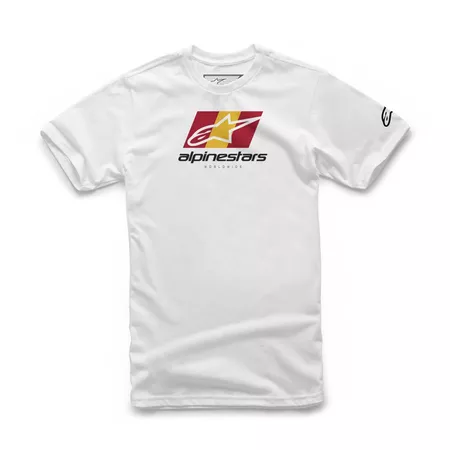 T-Shirt Alpinestars World Tour white M - Size: M