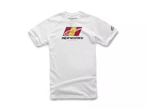 T-Shirt Alpinestars World Tour white M - Size: M