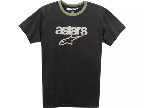 T-Shirt Alpinestars Match black\/olive M - Size: M