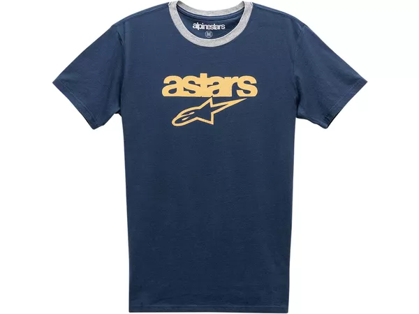 T-Shirt Alpinestars Match navy\/grey M - Size: M