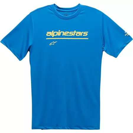 T-Shirt Alpinestars Tech Line Up Performance blue M - Size: M