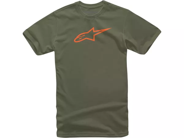 T-Shirt Alpinestars Ageless olive\/orange M - Size: M