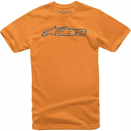 T-Shirt Alpinestars Blaze orange\/blue M - Size: M