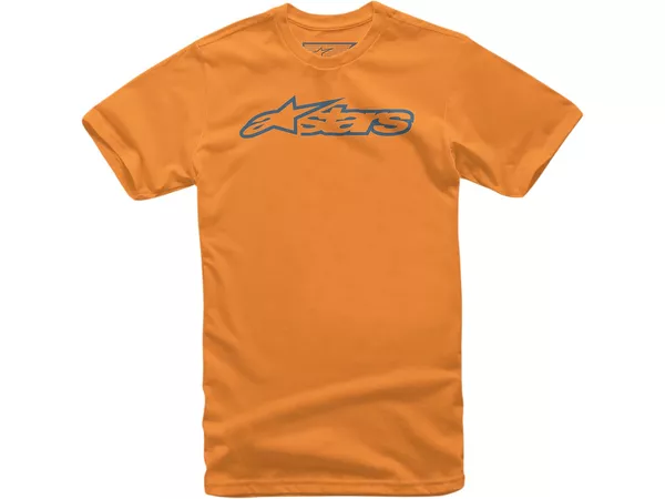 T-Shirt Alpinestars Blaze orange\/blue M - Size: M