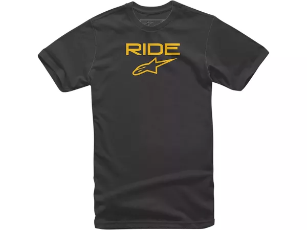 T-Shirt Alpinestars Ride 2.0 black\/yellow XL - Size: XL