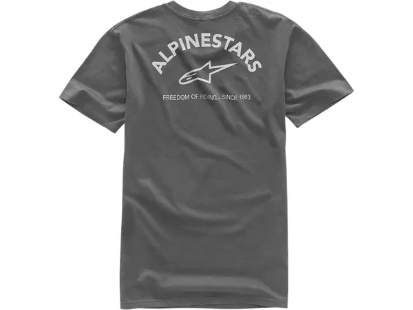 T-Shirt Alpinestars Arced charcoal M - Size: M