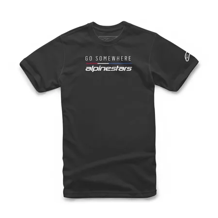 T-Shirt Alpinestars Go Somewhere black 2XL - Size: 2XL