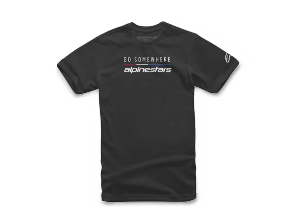 T-Shirt Alpinestars Go Somewhere black 2XL - Size: 2XL