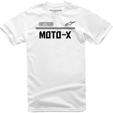 T-Shirt Alpinestars Moto X white\/black M - Size: M