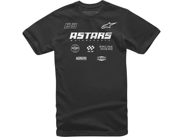 T-Shirt Alpinestars Multi Race black M - Size: M