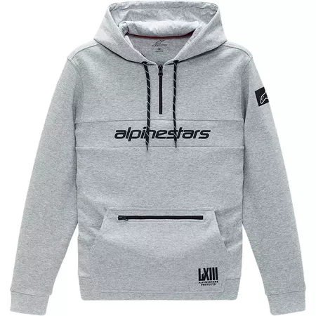 Hoodie Alpinestars Vital grey M - Size: M