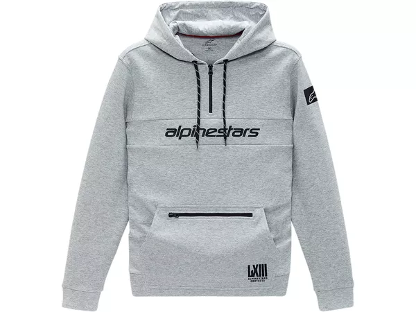 Hoodie Alpinestars Vital grey M - Size: M