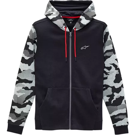Hoodie w\/ zip Alpinestars Terrain black M - Size: M