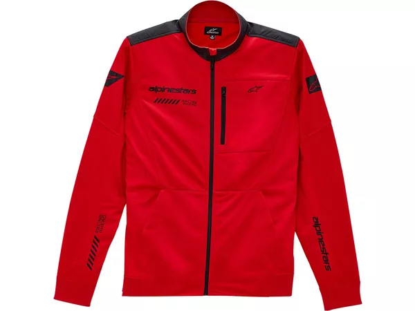 Track Jacket Alpinestars Stint red\/black M - Size: M