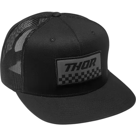 Baseball Cap Thor Checker black\/charcoal