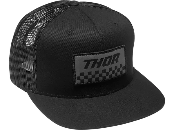 Baseball Cap Thor Checker black\/charcoal