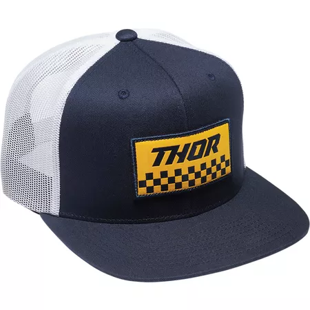 Baseball Cap Thor Checker navy\/white