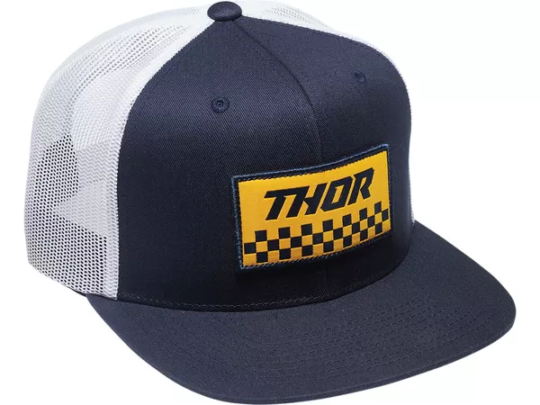 Baseball Cap Thor Checker navy\/white