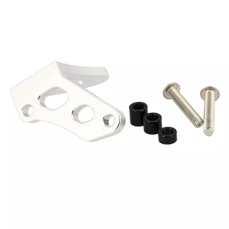 Clutch Lever Stop Doppler aluminium silver Minarelli AM6