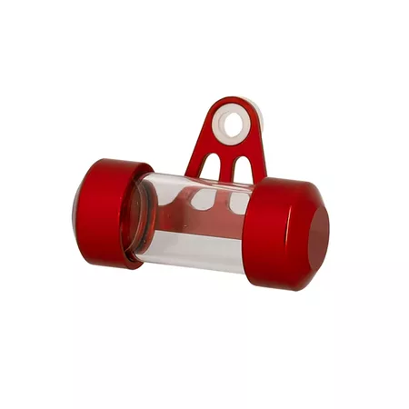 Tax Disc Holder red (tube) - 70mm