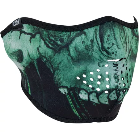 Half Face Mask neoprene Zanheadgear Cyber Skull