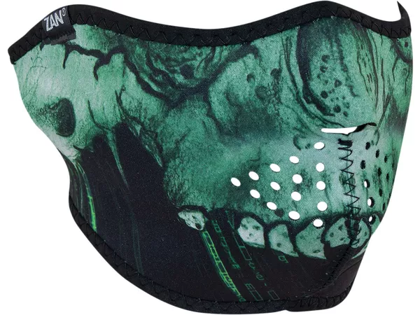 Half Face Mask neoprene Zanheadgear Cyber Skull