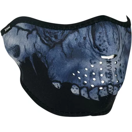 Half Face Mask neoprene Zanheadgear Midnight Skull