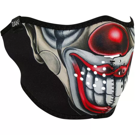 Half Face Mask neoprene Zanheadgear Chicano Clown