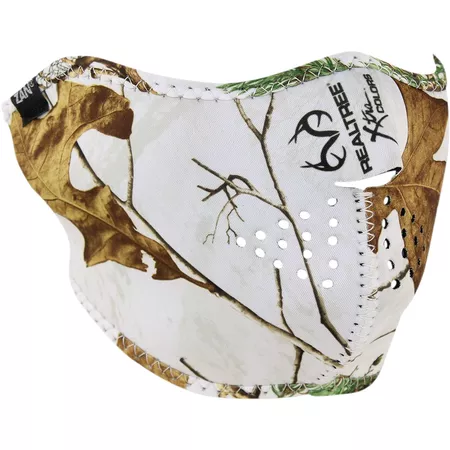 Half Face Mask neoprene Zanheadgear Realtree Snow