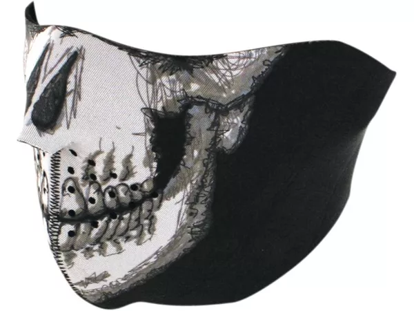 Half Face Mask neoprene Zanheadgear Skull Face