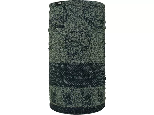 Necktube Motley Tube Zanheadgear Fleece Lined Skullfair