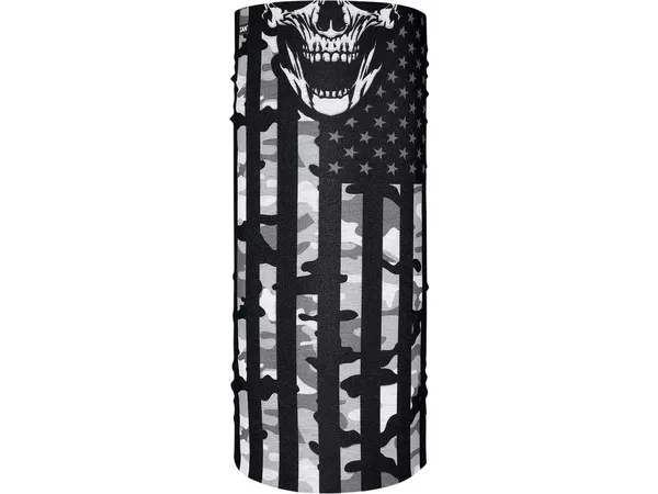 Necktube Motley Tube Zanheadgear Polyester Urban Camo Flag
