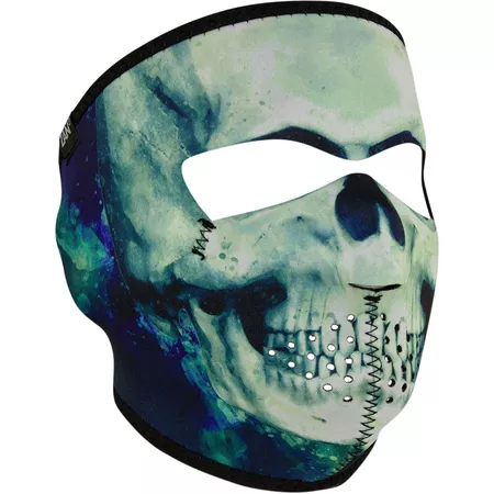 Full Face Mask neoprene Zanheadgear Paint Skull