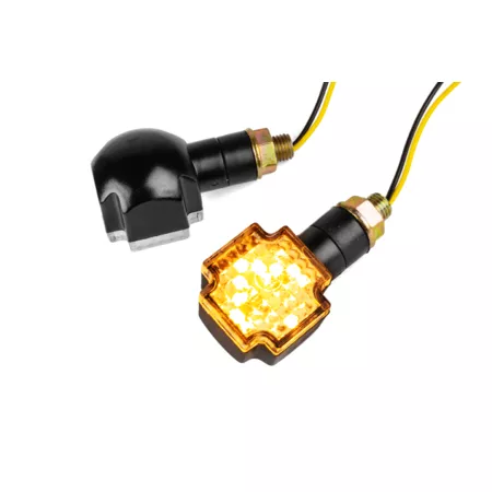 Indicators LED Cross sequential black -