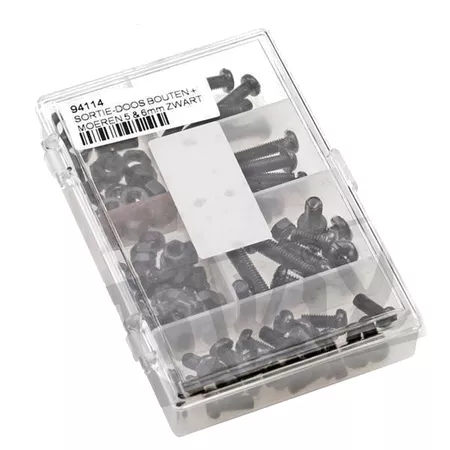 Screw Kit chassis 50 pcs. M5 - M6 black